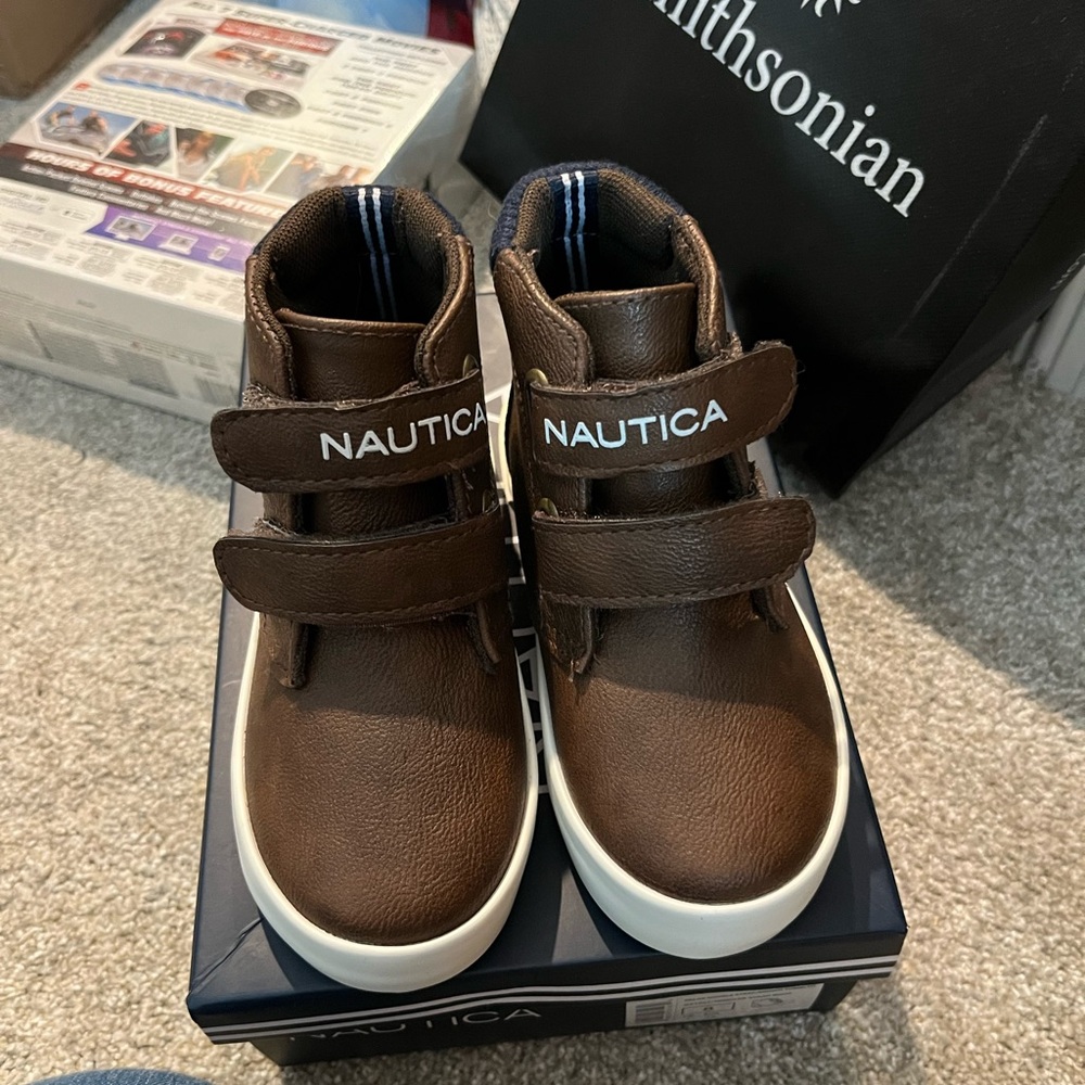 Náutica Toddler Double Strap Boot Brown 8